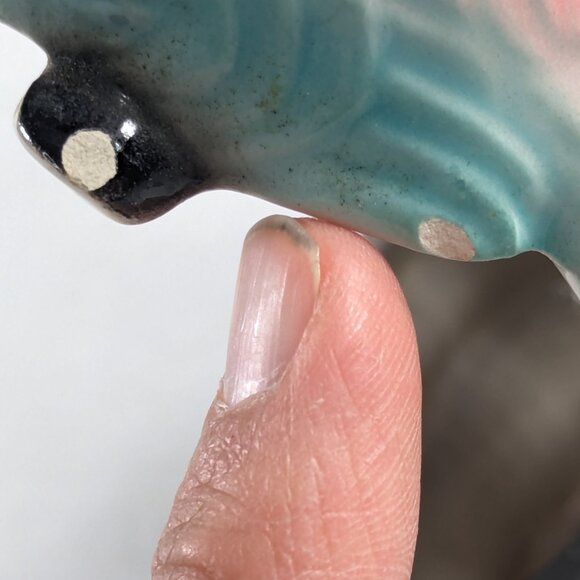 AS-IS Maddux of California Colourful Bird Planter Figurine Vase - Picture 7 of 12